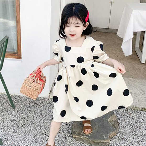 Stylish New Fashion Black Round Off_White Frock &amp; Dress for Baby ...