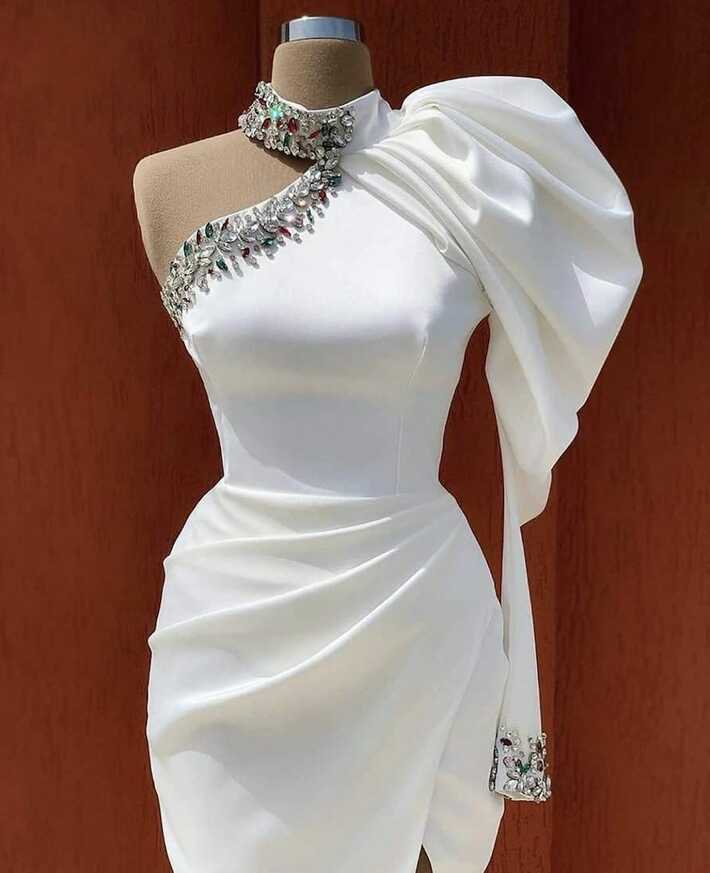 Stylish Short Wedding Dress – D&amp;D Clothing