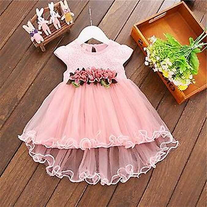 Summer Girl Dress For Baby Girls Princess Dresses Fashion 1st ...