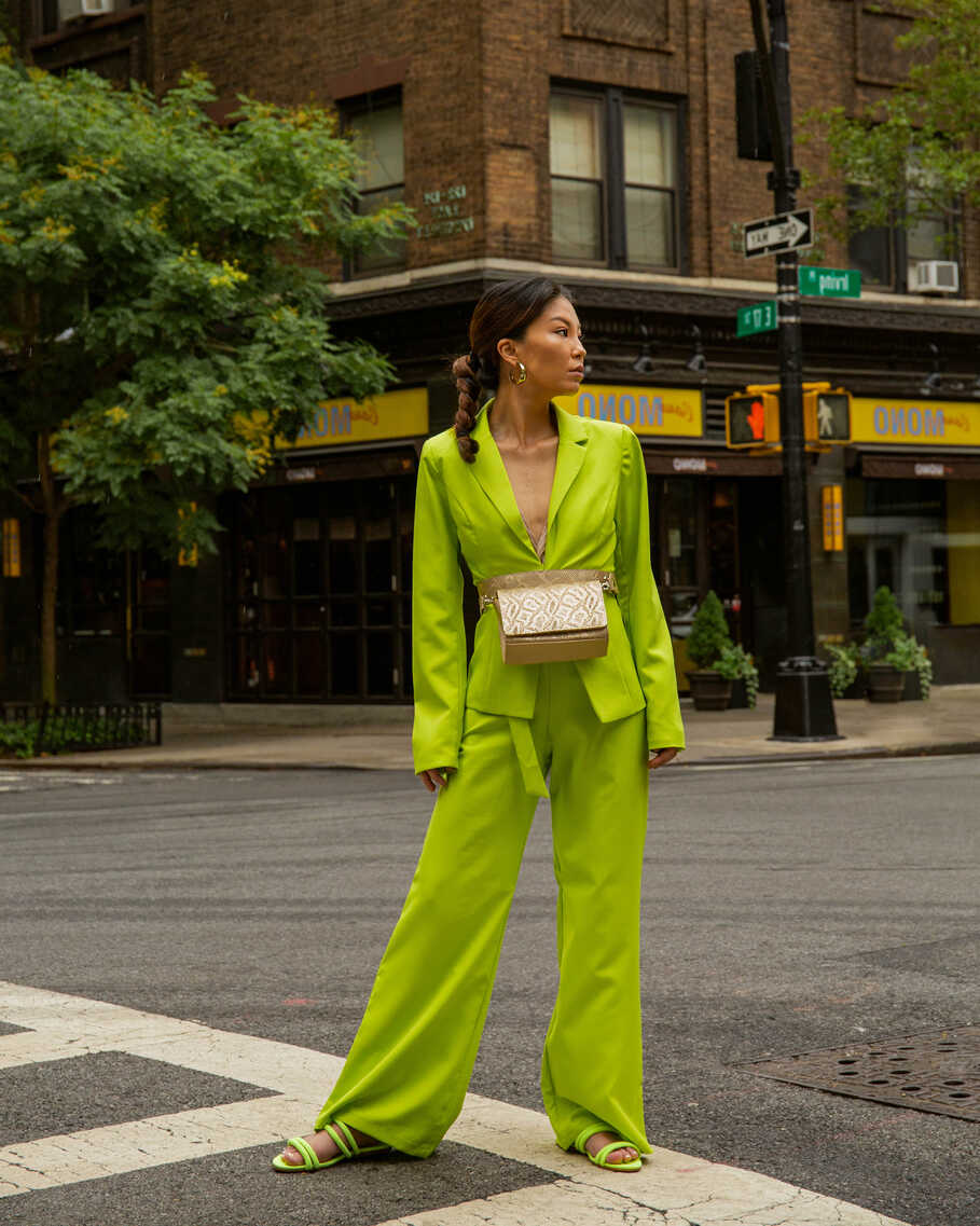 Summer Neon Power Suit — Suzanne Spiegoski