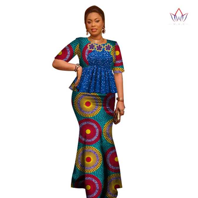 Summer Women Dress Traditional African Traditional 2 Pieces ...