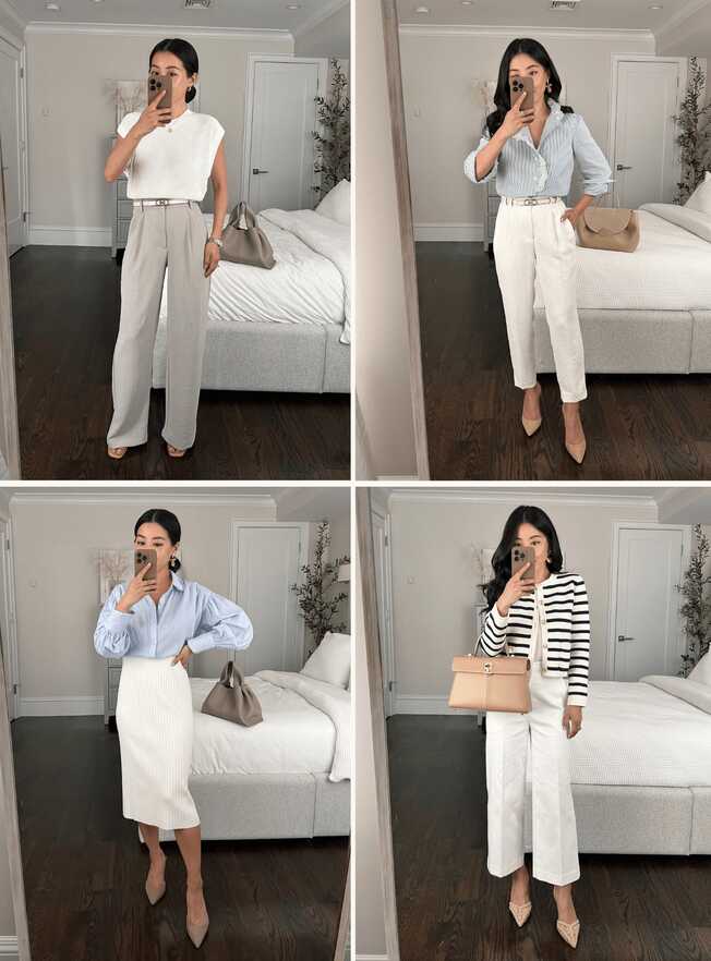 Summer Work Outfit Ideas - Petite Business Casual