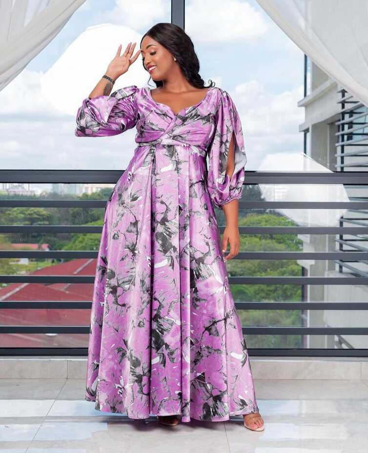 Summer maxi long sleeve dress. Order Online