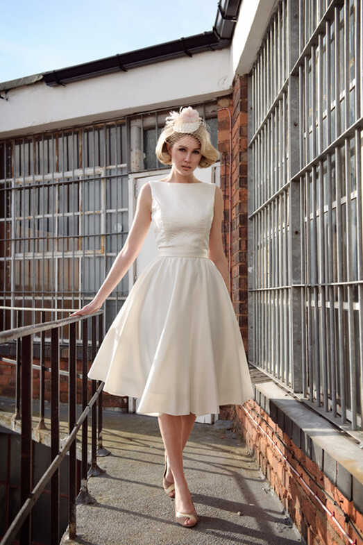 Super cool short wedding dresses and a slick bridal suit - the new ...