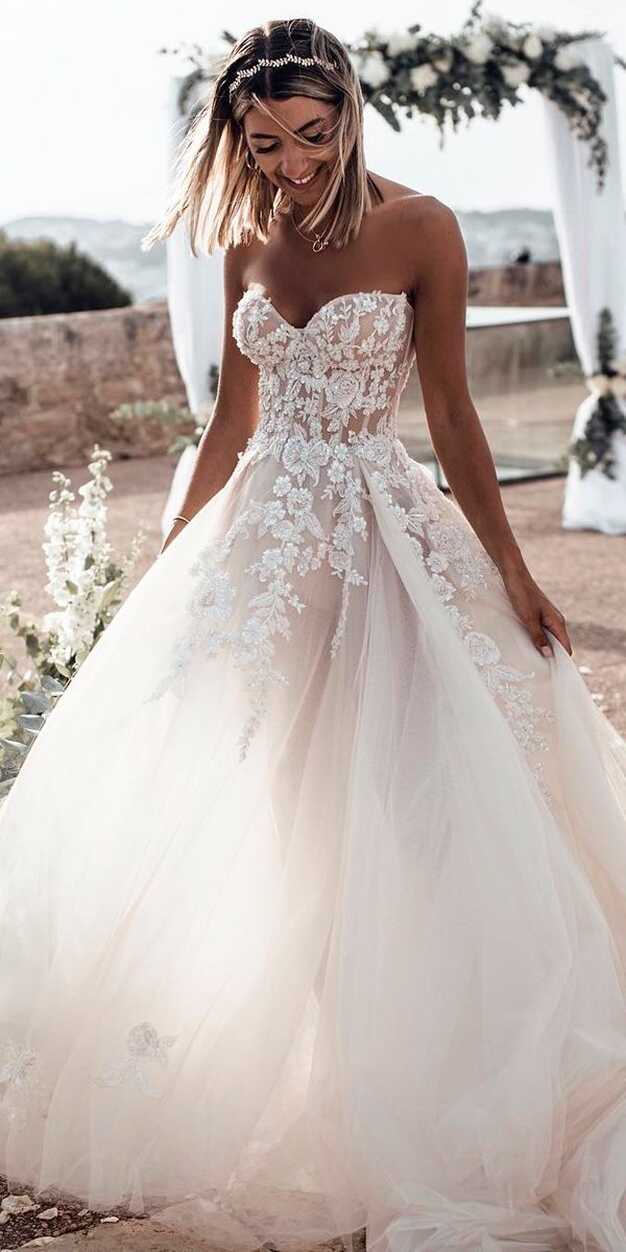 Sweetheart Neckline Wedding Dress Ideas + Faqs