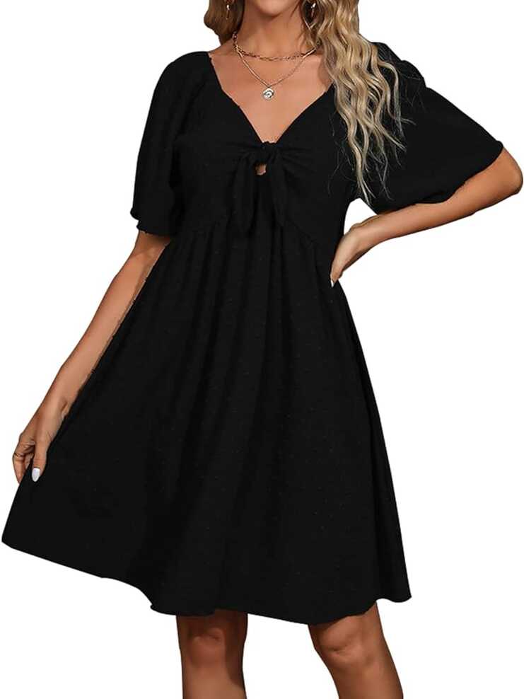 TAMEYA Summer Casual Mini Dresses for Women 2023, Cute Short ...