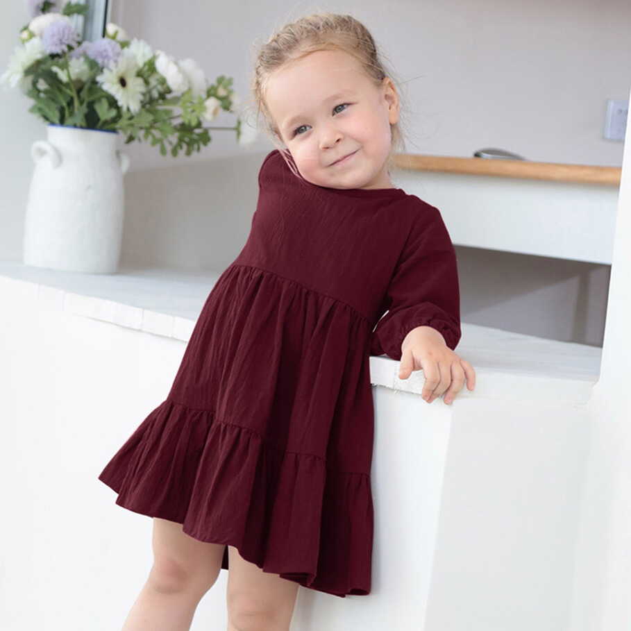 TOWED22 Baby Girl Dresses,Toddler Girl Dress Long Sleeve Play Wear ...