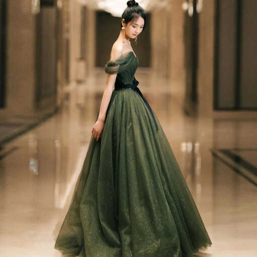 TRADI CHEO Luxury Elegant Classy Green Evening Glitz And Glam ...