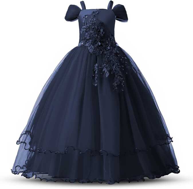 TTYAOVO Kids Lace Tulle Flower Princess Party Dress Turkey | Ubuy