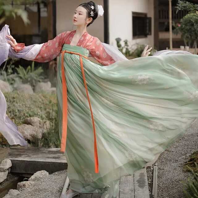 Tang Dynasty Hanfu Dress For Women Oriental Princess Folk Dance ...