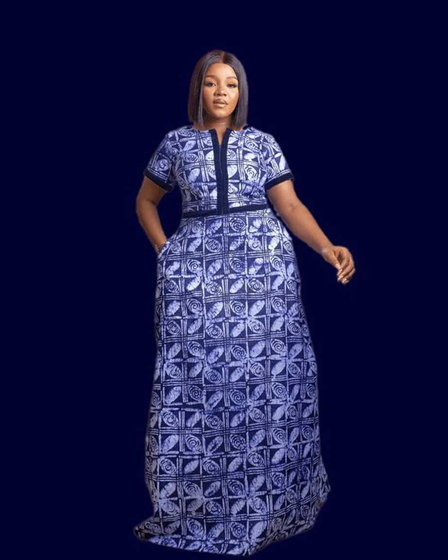 Tayo Ankara Maxi Dress by uyi - Long dresses - ANKA