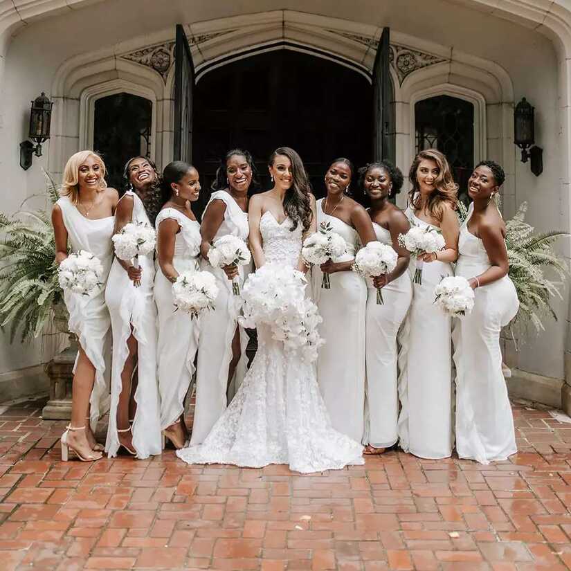 The 18 Best White Bridal Party Dresses