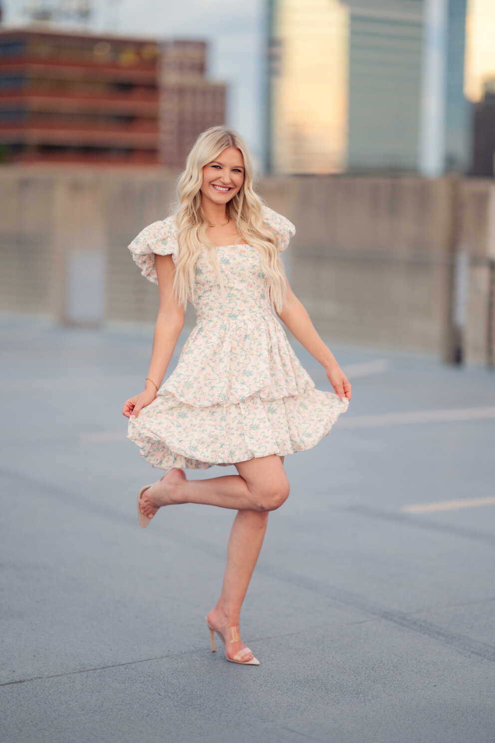 The Aria | Pink Floral Short Dress – Bates Sisters Boutique