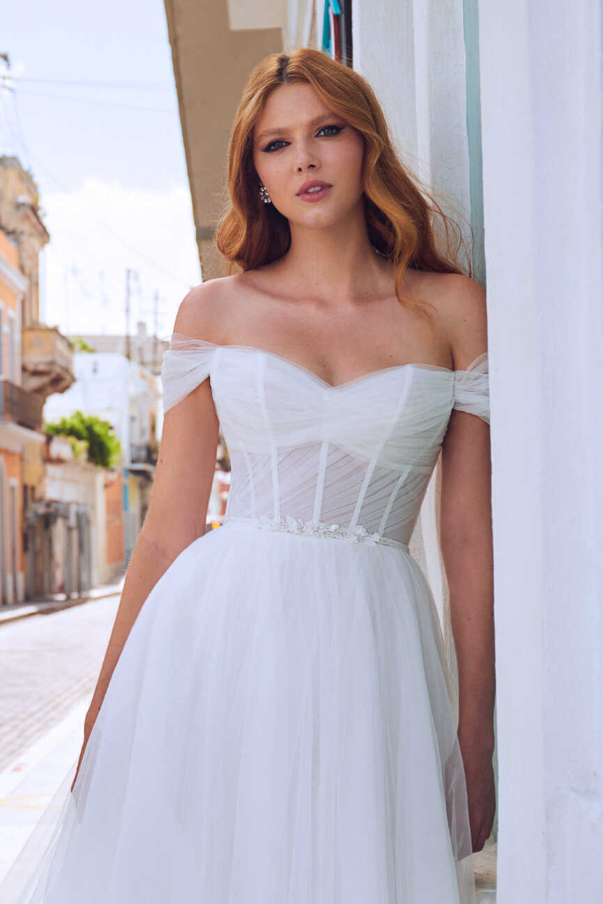 The Best A-Line Off-the-Shoulder Gown Designs in 2023