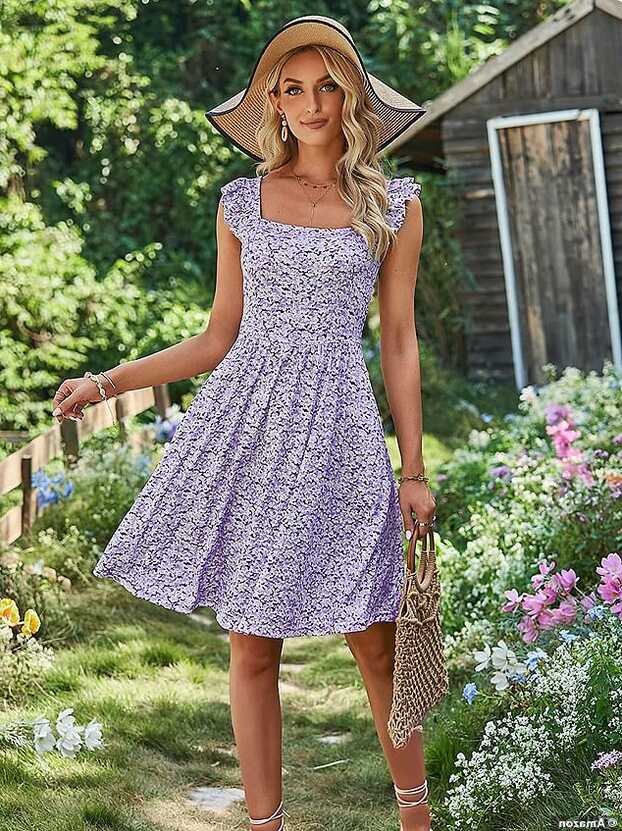 The Loemes summer dress on Amazon is flattering, cooling ...