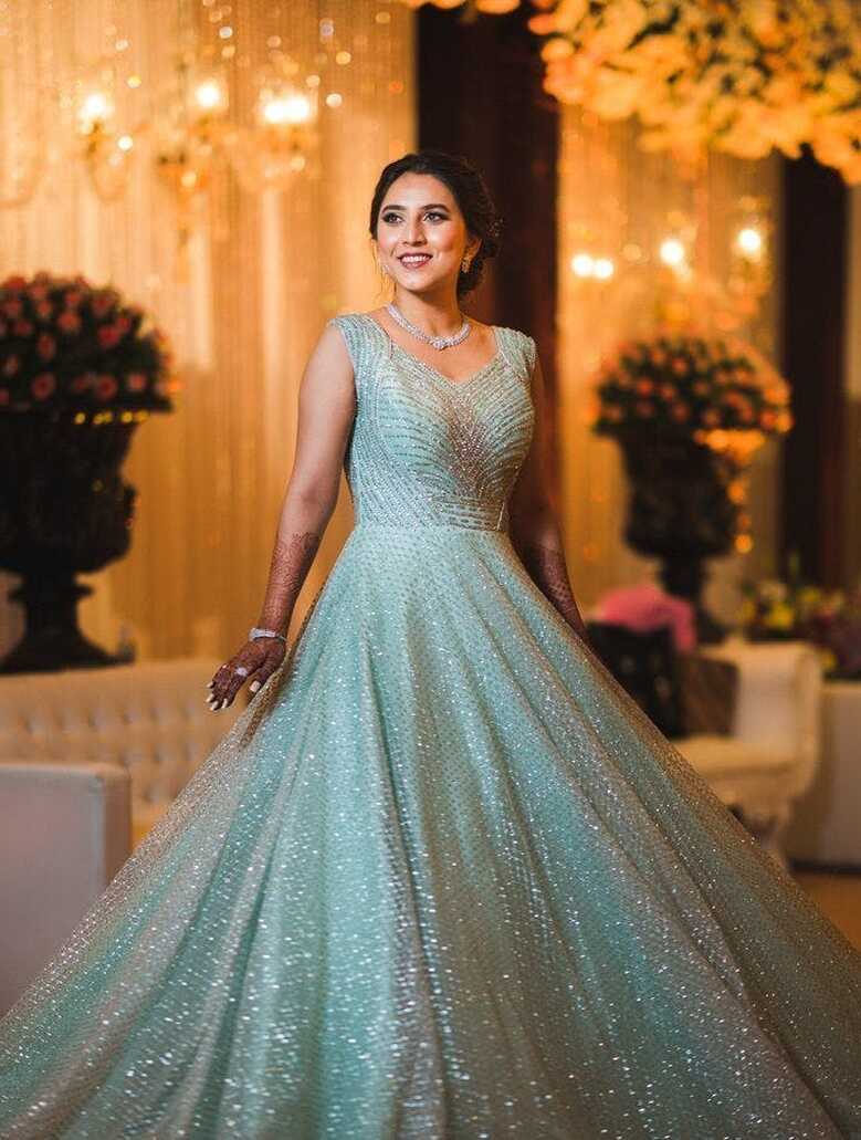 The Most Stylish Wedding Reception Gown For Indian Bride!