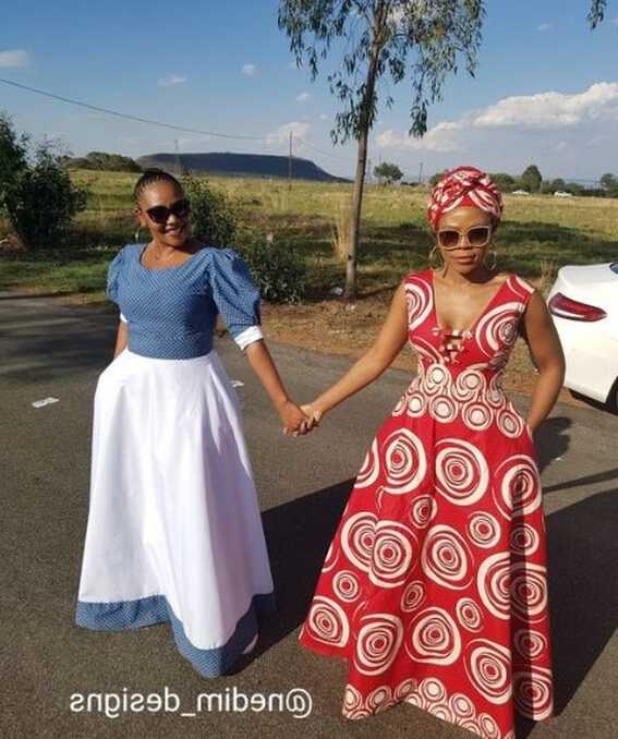 The latest shweshwe dresses in South Africa - Pretty 4