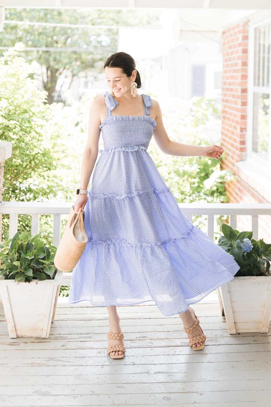 Tie Strap Summer Maxi Dress: Affordable Summer Wedding Guest Outfit