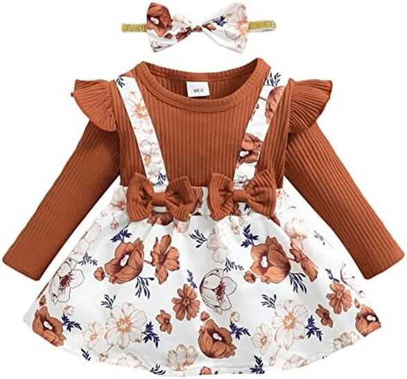 Tokidaring Baby Girl Dresses Baby Girl Clothes Outfits Ruffle ...