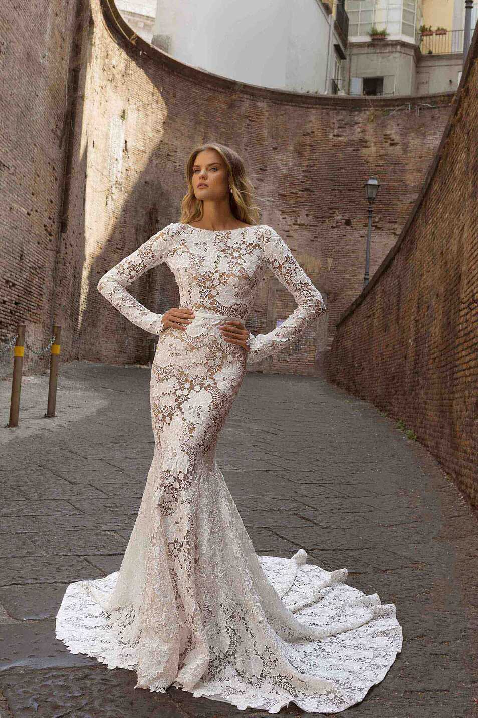 Top 10 Mermaid Wedding Dresses with Sleeves | The Bridal Finery