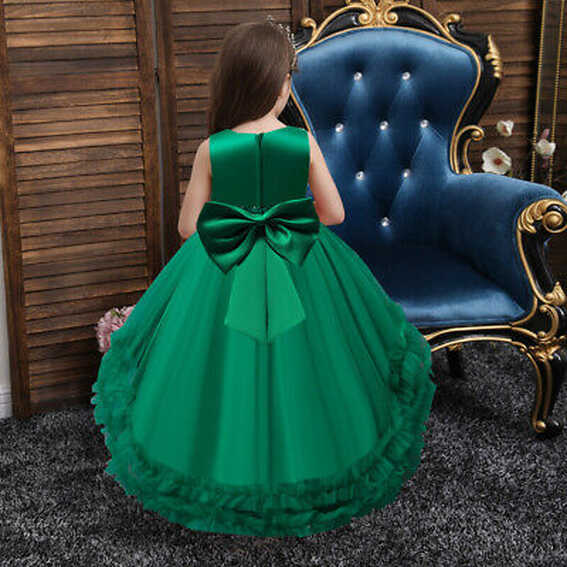 Top Kids Piano Performance Dress Girls Princess Dress For Wedding ...