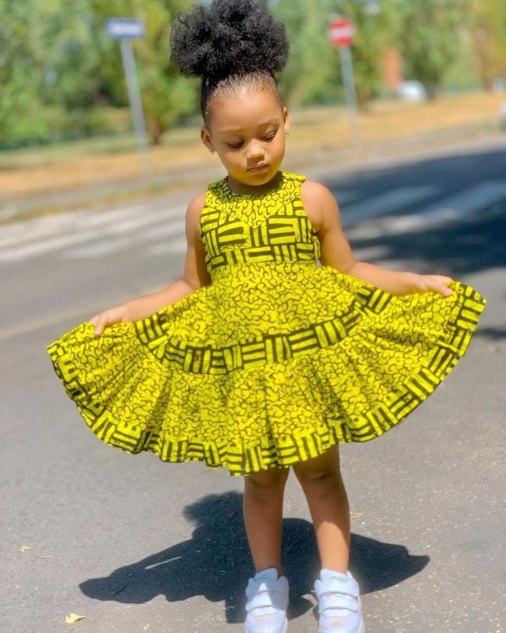 Toun Ankara Dress, African Baby Girl Dress, by justkiddiesclothing ...