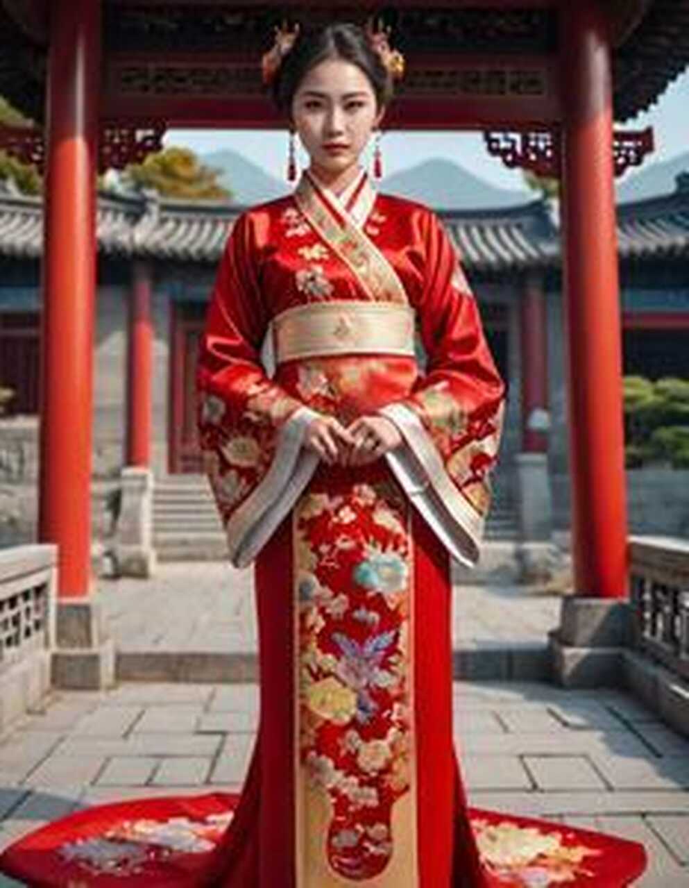 Traditional Chinese Clothing Female Face Swap ID:1799673