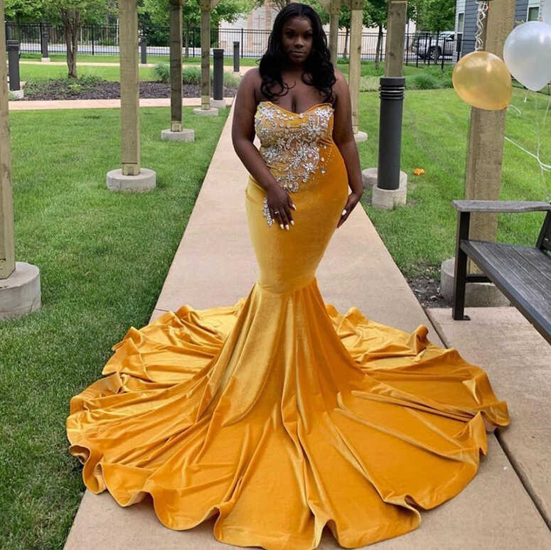 Trendy New Arrival Sweetheart Ginger Mermaid Long Plus Size Prom ...