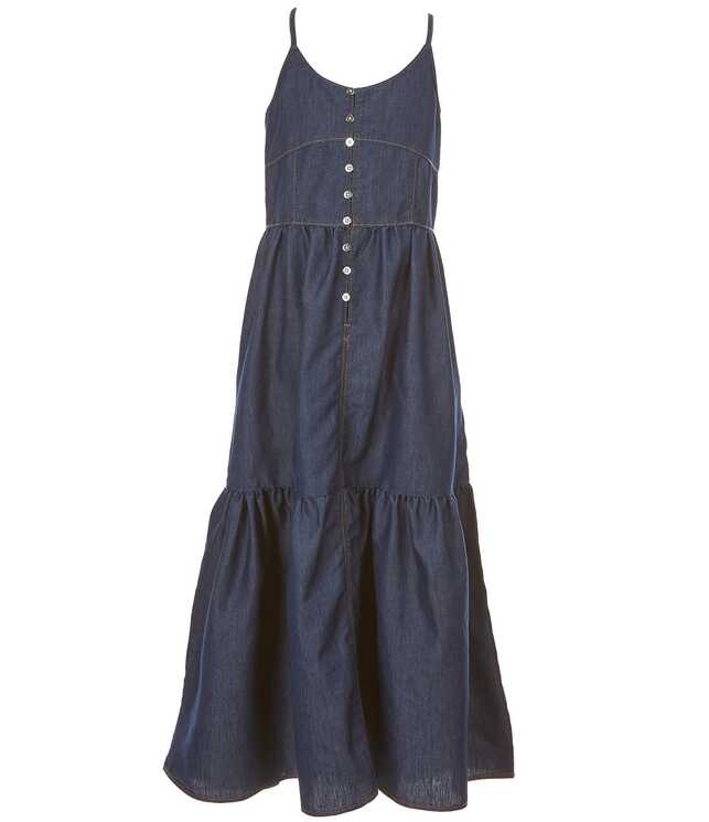 Truce Big Girls 7-16 Sleeveless Denim A-Line Maxi Dress | Dillard&#39;s