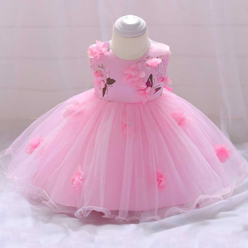 URMAGIC URMAGIC 9M-3T Baby Girls 3D Flower Lace Tutu Princess ...