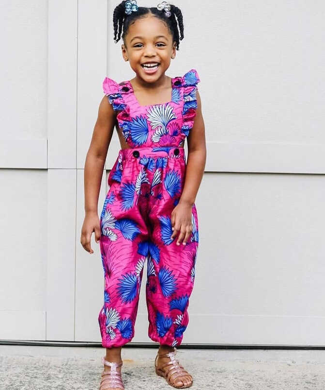 Ultra Fun African Clothing - Jumpsuits for Girls - Elisamama