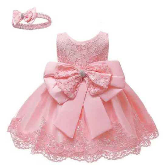 Unbranded Elegant Newborn Baby Girl Party Dress for 1 Year India ...