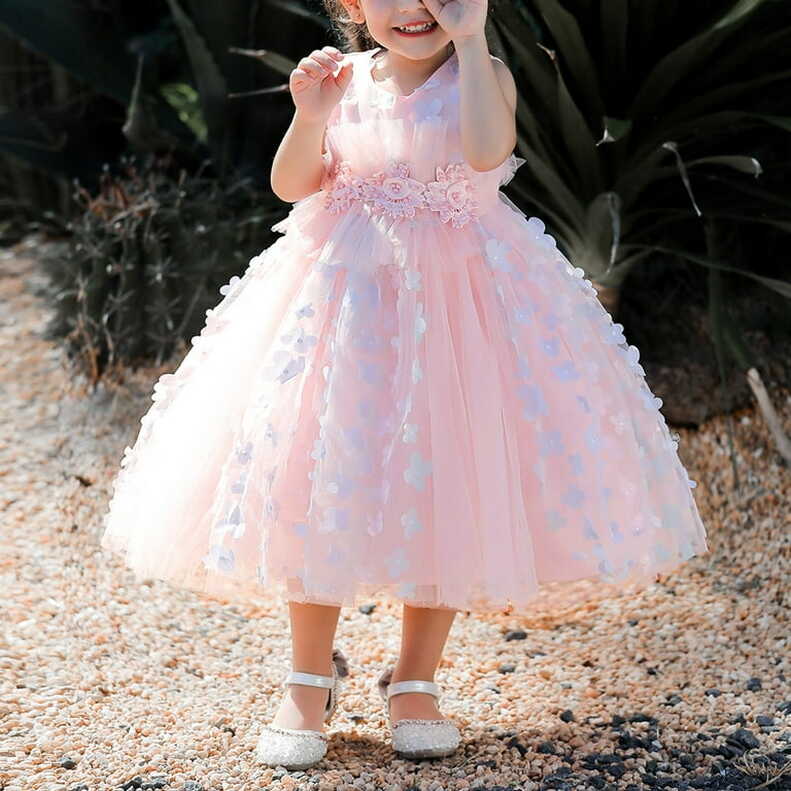 Vedolay Toddler Sequin Summer Dress, Ruffle Lace Pageant, Kids ...