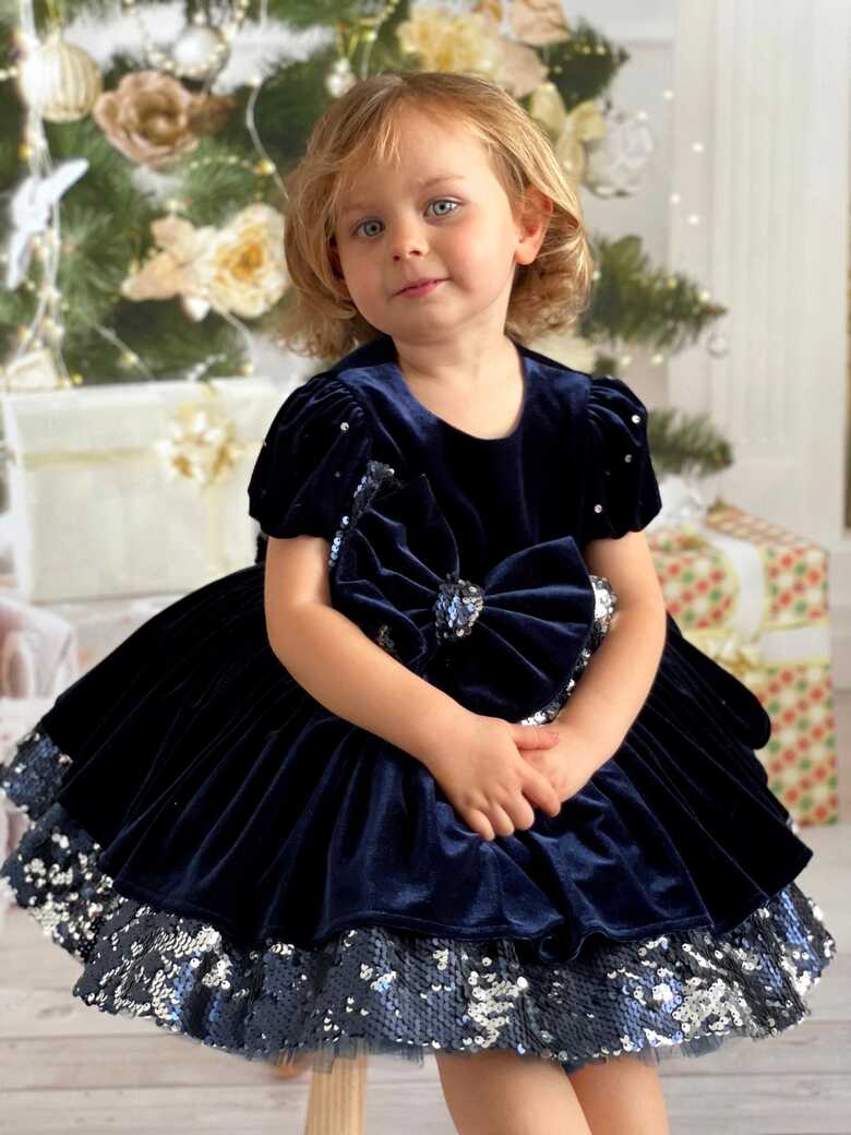 Velvet Velour Baby Girl Dress - Etsy