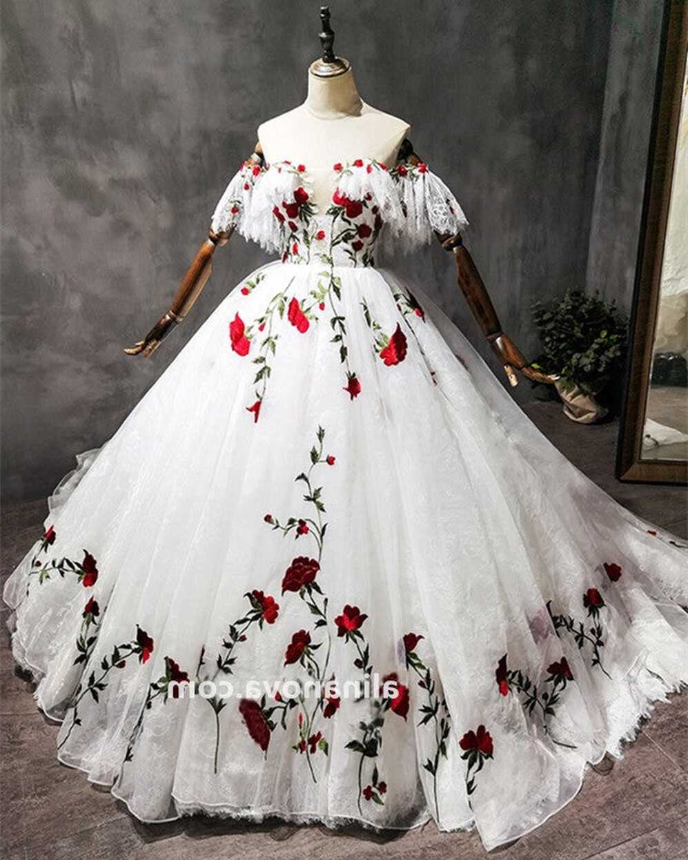 Vintage Wedding Ball Gown Dresses Lace Long Sleeves – alinanova