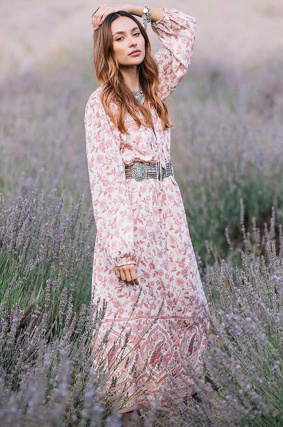 WANDERLUST GYPSY DRESS ROSETTE | Bohemian Love Runway