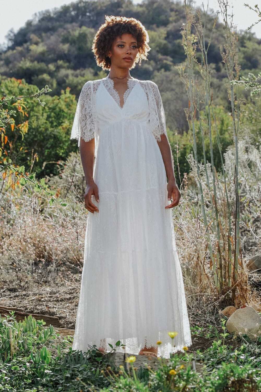 Wanderlust Lace Maxi Dress | White | Baltic Born