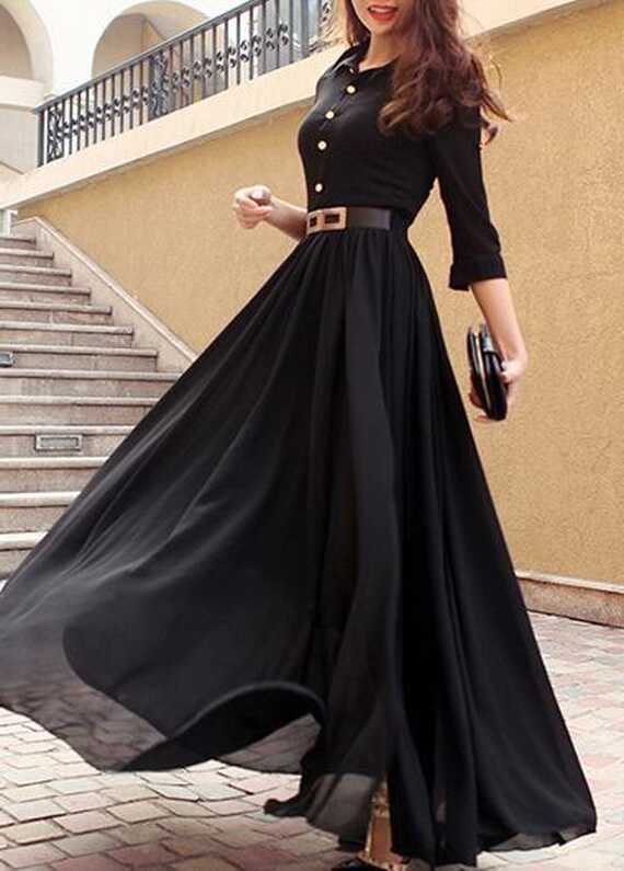 Wear long dresses and get a sexy and elegant look - fashionarrow.com