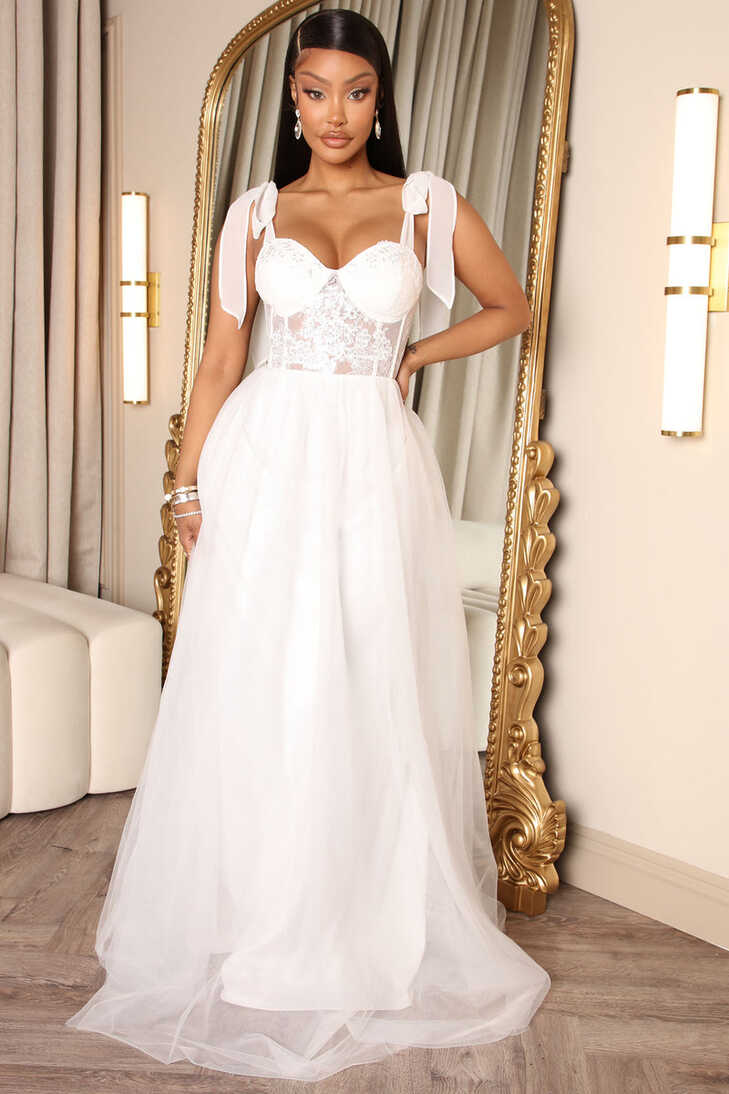 Wedding Day Maxi Dress - White | Fashion Nova, Dresses | Fashion Nova