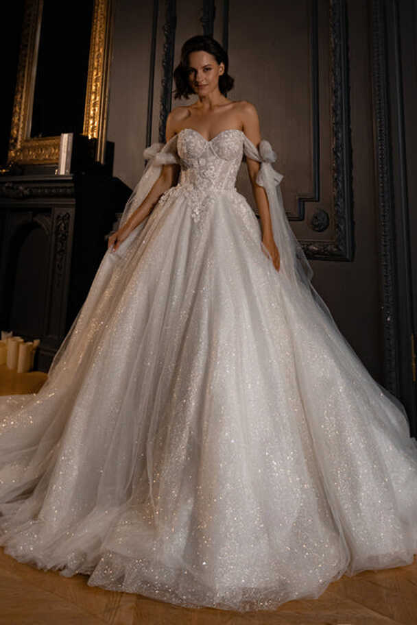 Wedding Dresses &amp; Gowns With Diamonds | Online Bridal Shop ...