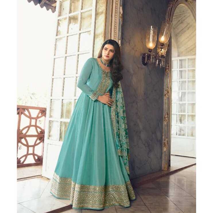 Wedding Functions Party Wear Creative Designer Anarkali Gown Suits ...