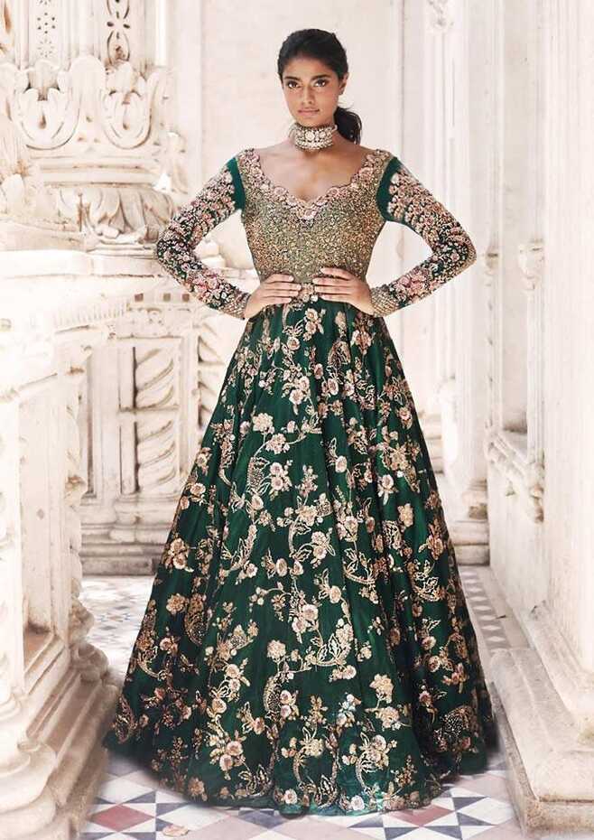 Wedding Wear XL Fancy Women Bridal Gown at Rs 3000 in Surat | ID ...