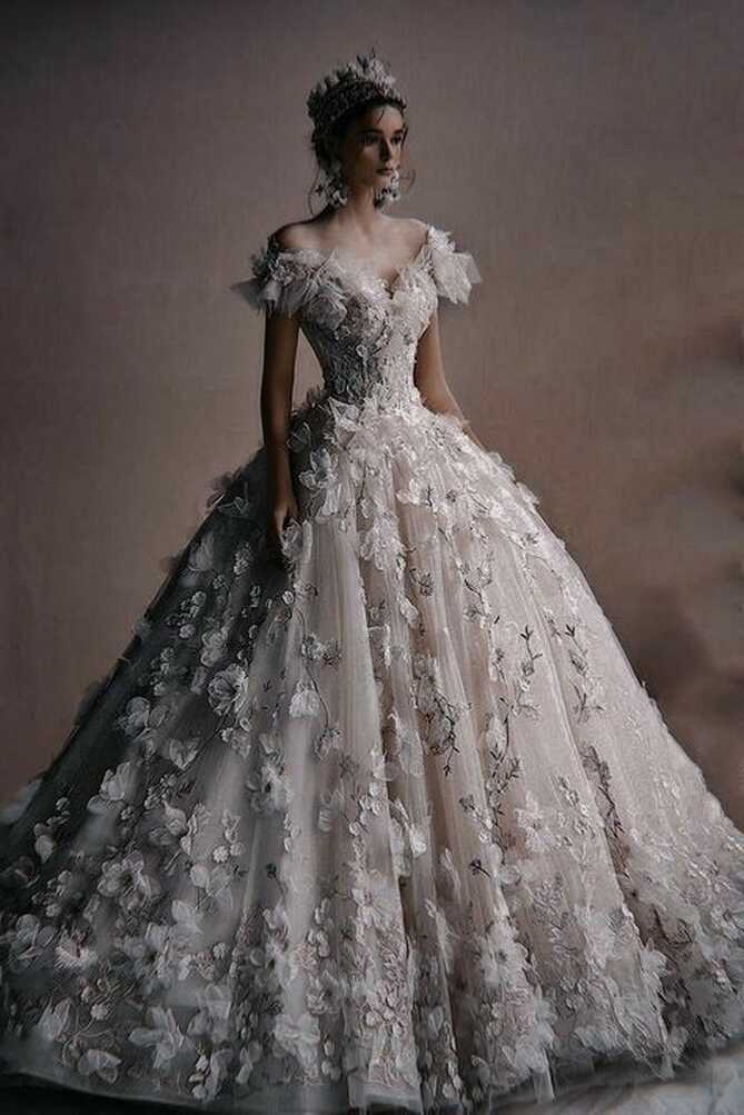 Wedding dress design | Ball gowns wedding, Ball gowns fantasy ...