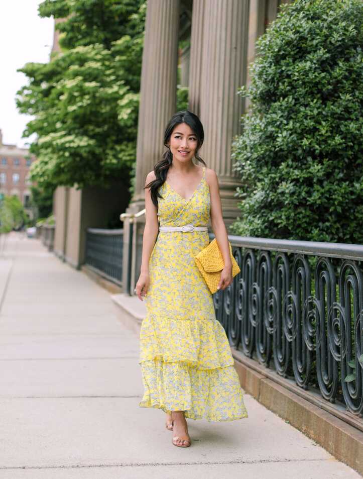 What to wear to a summer wedding - petite maxi dress