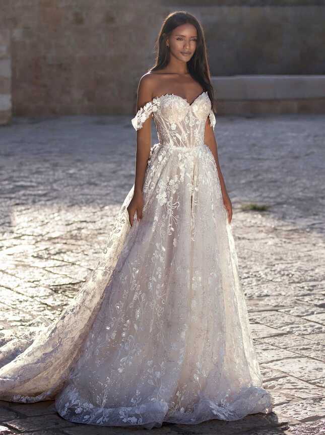 Whimsical Wedding Princess Dress | Galia Lahav &quot;Chelsea&quot; Blush ...