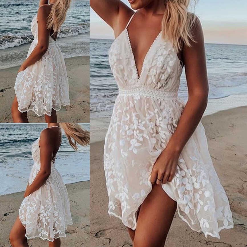 White Beach Dress