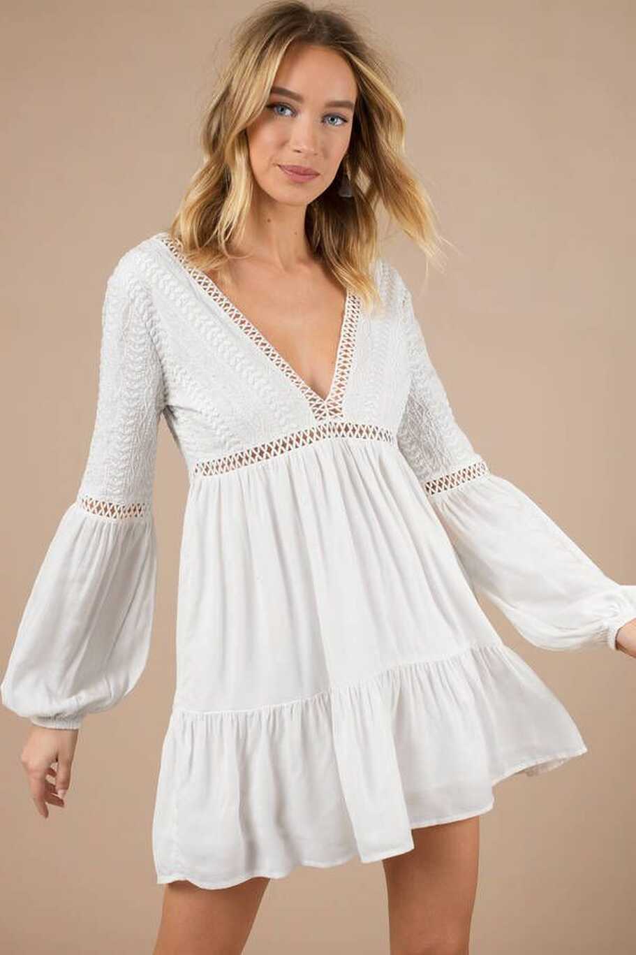 White Dresses for Women - Simple White Dresses | Tobi