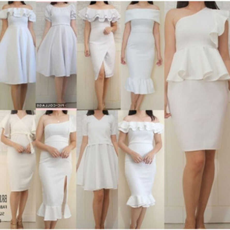 White Formal Dress for Civil Wedding, Graduation, Baptismal ...