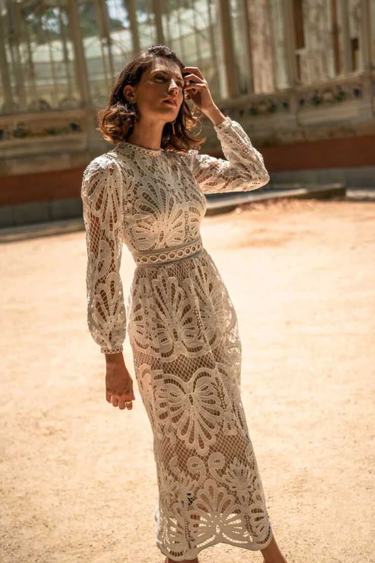 White Lace Dress