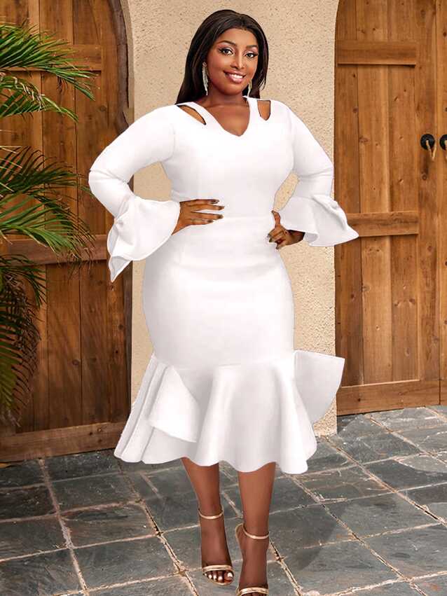 White Plus Size Party Outfit | 1,000+ White Clothes | Free Shipping!